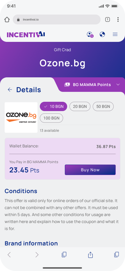 phone-gift card details